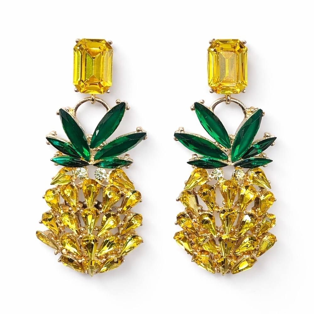 Trendy Elegant Pineapple Drop Earrings